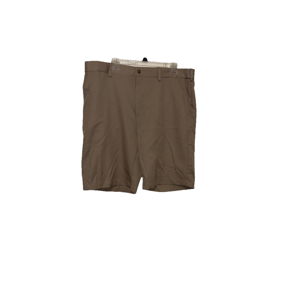 Grand Slam Men's Shorts Size 38 Flat Front Tan Golf Activewear Casual wear Gift